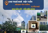 HIẾM- Cho thuê nhà  Mặt Tiền Bờ Bao Tân Thắng 64m2, 18 Triệu-NGAY AEON